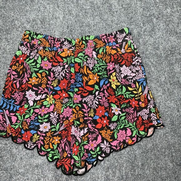 Farm Rio Shorts Womens Size S Tropical Garden Linen Blend  Beach Casual Vacation - Picture 8 of 11